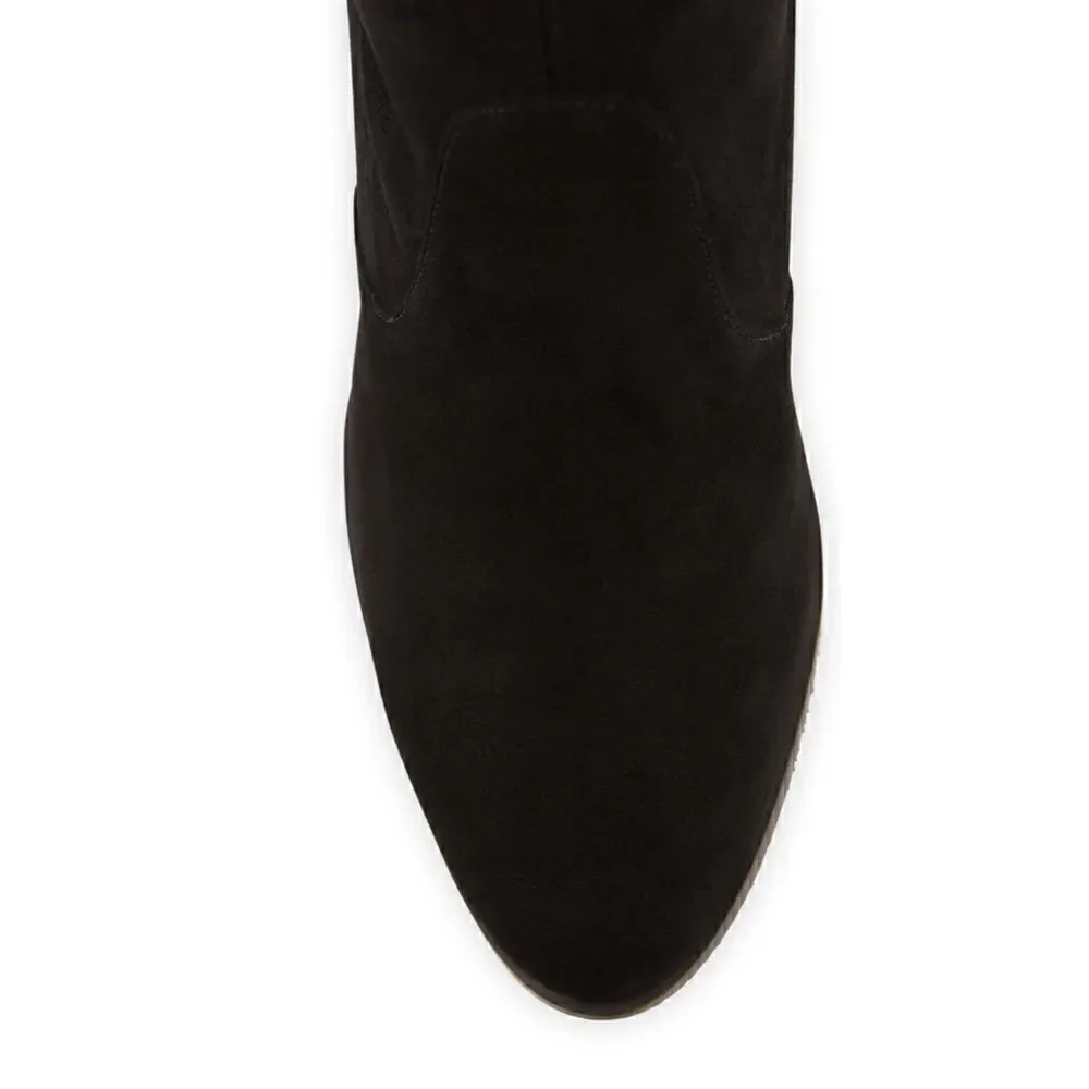 Stuart Weitzman Highland Black Over The Knee Suede Boots Size 9.5/ excellent